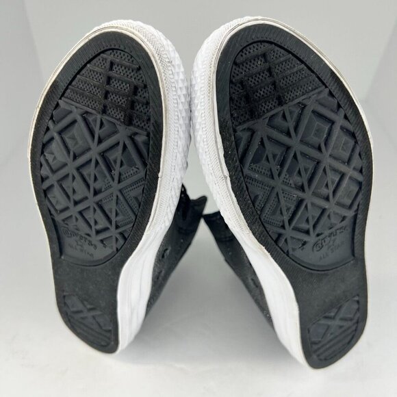 Converse Junior 661850F Gray Chuck Taylor All Star Lace Up Zip Size 6 Sneakers - Picture 8 of 11